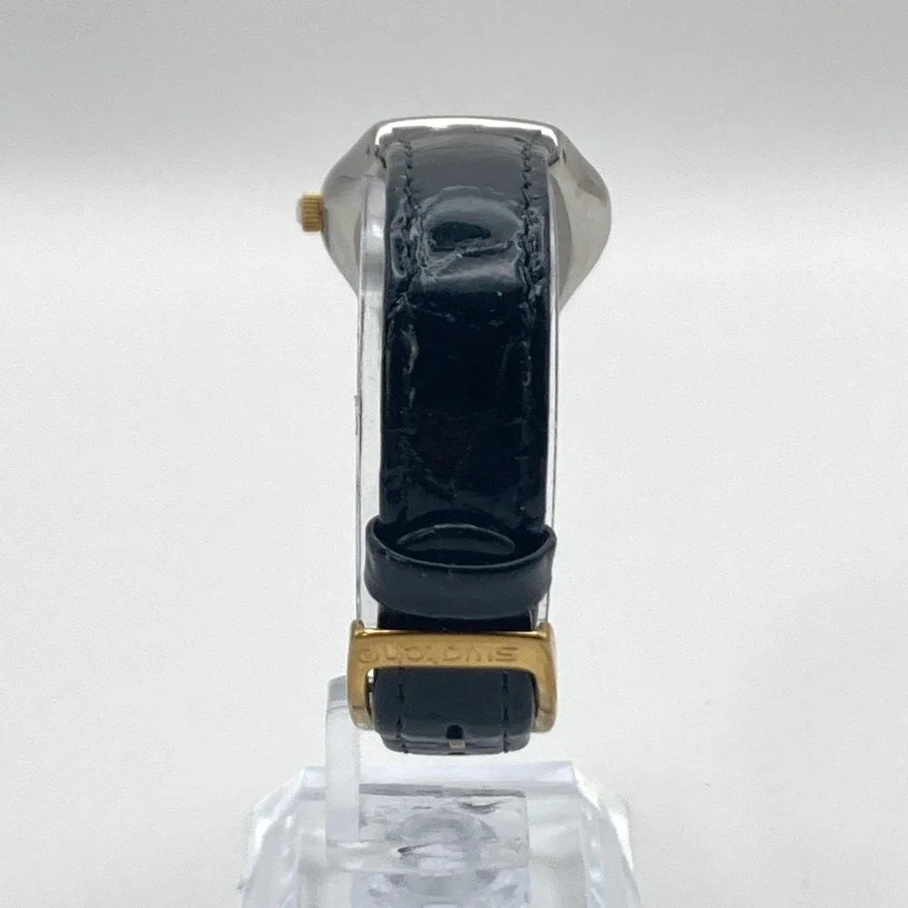 Swatch Irony Lady Reverence Watch 24mm Gold Silver Tone Swiss New Battery 7.5